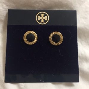 Tory Burch Cole Enamel Stud Earring
